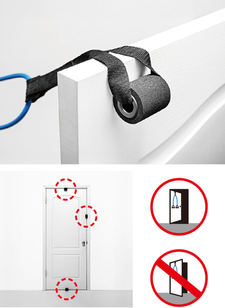 ドアアンカーの設置イメージ